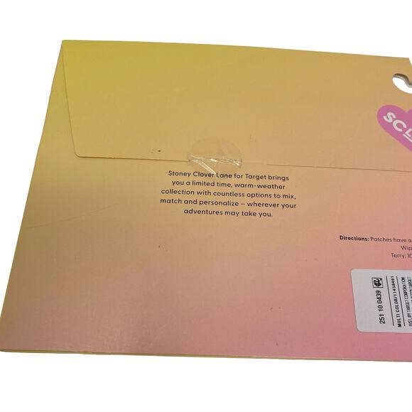 Stoney Clover Lane For Target Multicolor Sticker Patches STUFF Five Patches NEW - Picture 6 of 8